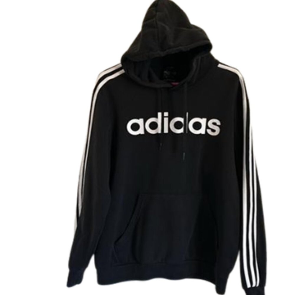 Adidas 3 Stripe Hoodie